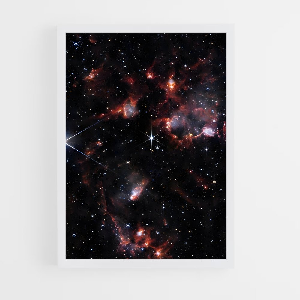 Poster Envol des Pléiades – affiche Astronomie (vue 3)